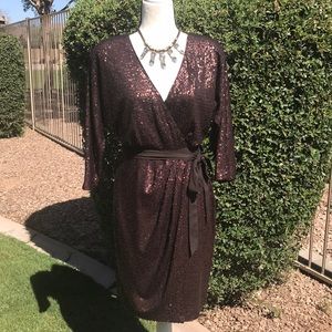 Suzi Chin for Maggie Boutique Sequin dress 👗